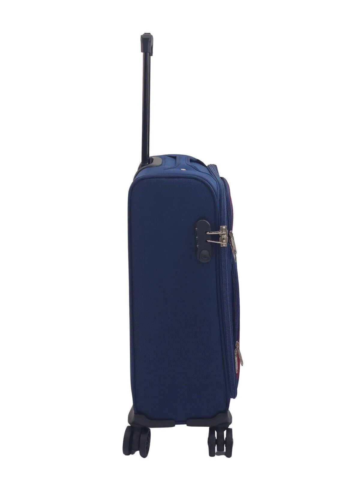 Soft Shell Cabin Suitcase 55 x 40 x 20 cm Lightweight Luggage Suitable for Easyjet, Ryanair