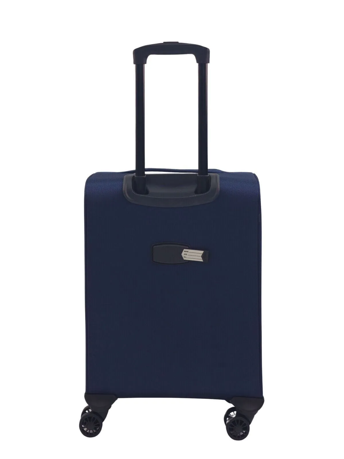 Soft Shell Cabin Suitcase 55 x 40 x 20 cm Lightweight Luggage Suitable for Easyjet, Ryanair