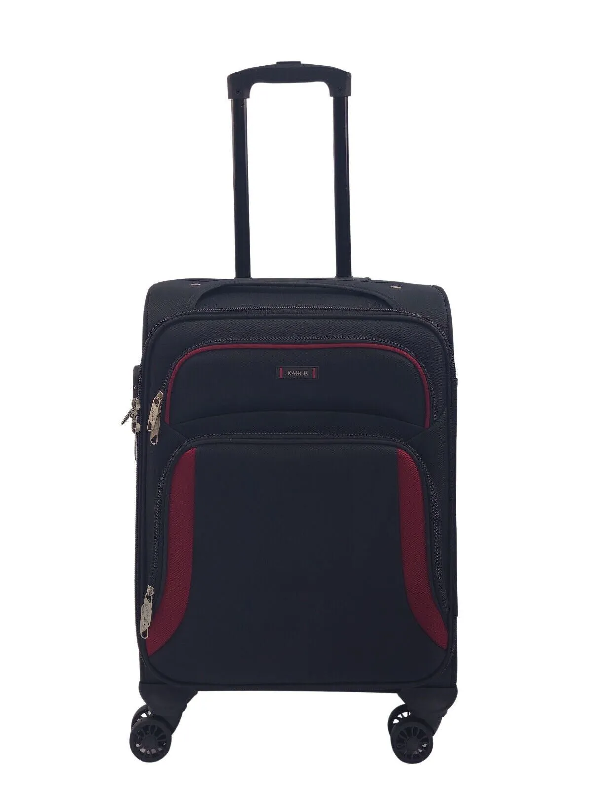 Soft Shell Cabin Suitcase 55 x 40 x 20 cm Lightweight Luggage Suitable for Easyjet, Ryanair