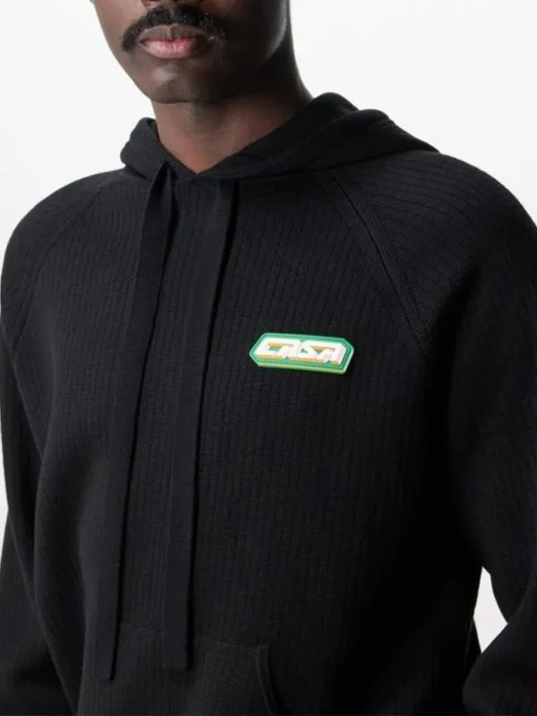 Street Style Wool Pullovers with Long Sleeves and Plain Logo - Casablanca Hoodies