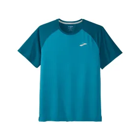 T-Shirt Brooks Atmosphere 2.0 Short Sleeve Turquoise Blue - Order online now!