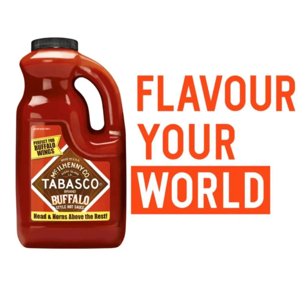 Tabasco Buffalo Hot Chilli Pepper Sauce - 1.89L