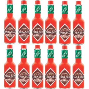 Tabasco Buffalo Style Pepper Sauce Spicy Chili 150ml Bulk Pack of 12