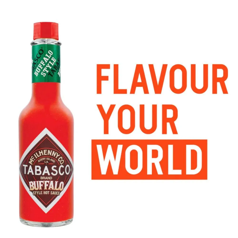 Tabasco Buffalo Style Pepper Sauce Spicy Chili 150ml Bulk Pack of 12