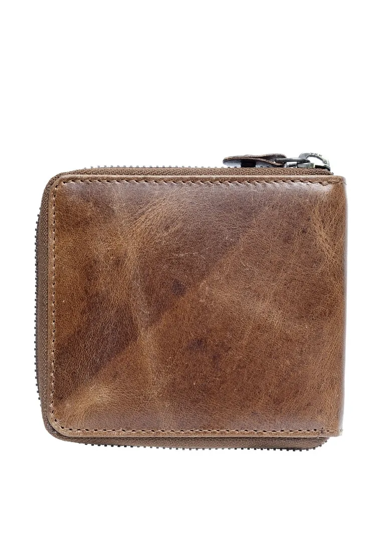 Teakwood Genuine Leather Wallets - Brown