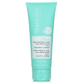 Teaology Yoga Care Clean 2 in 1 Anti Bacterial Hand & Body Cream 75ml/2.5oz -13%