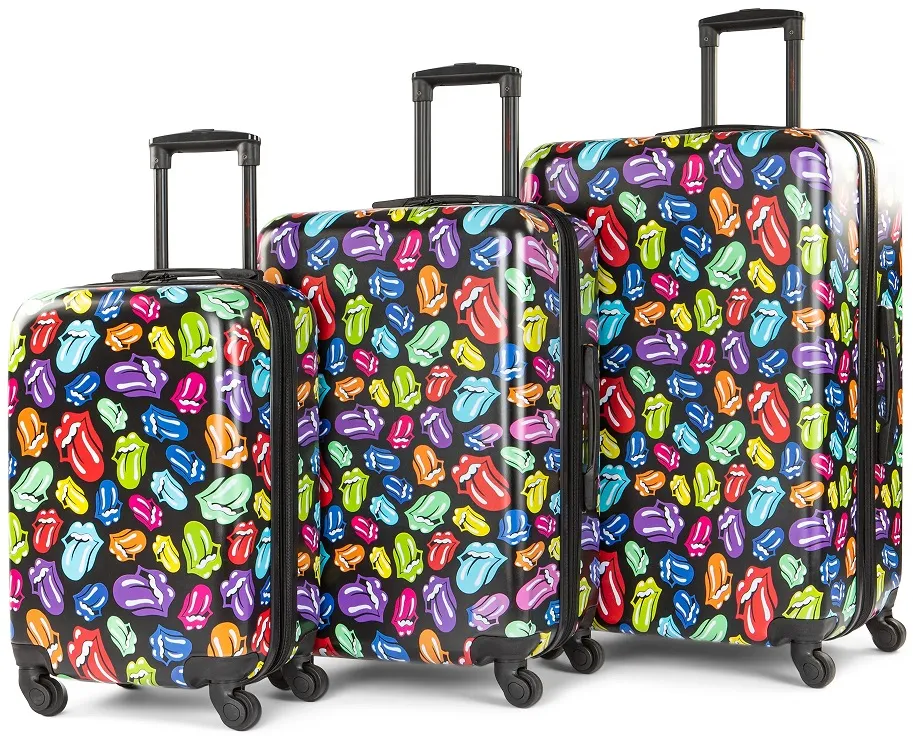 The Rolling Stones Time Is On My Side 3-Piece Luggage Set 