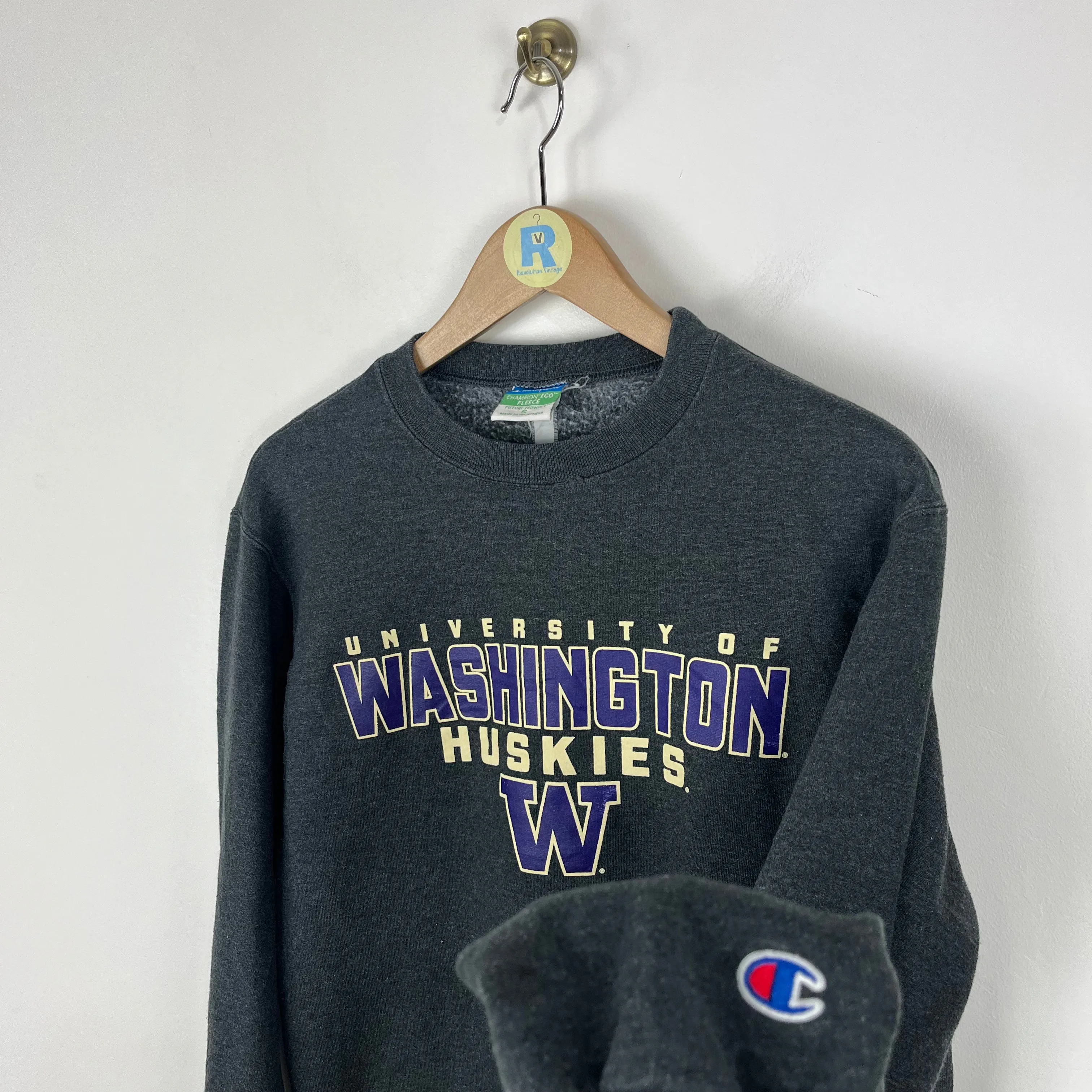 Vintage University of Washington Sweatshirt S size - Champion