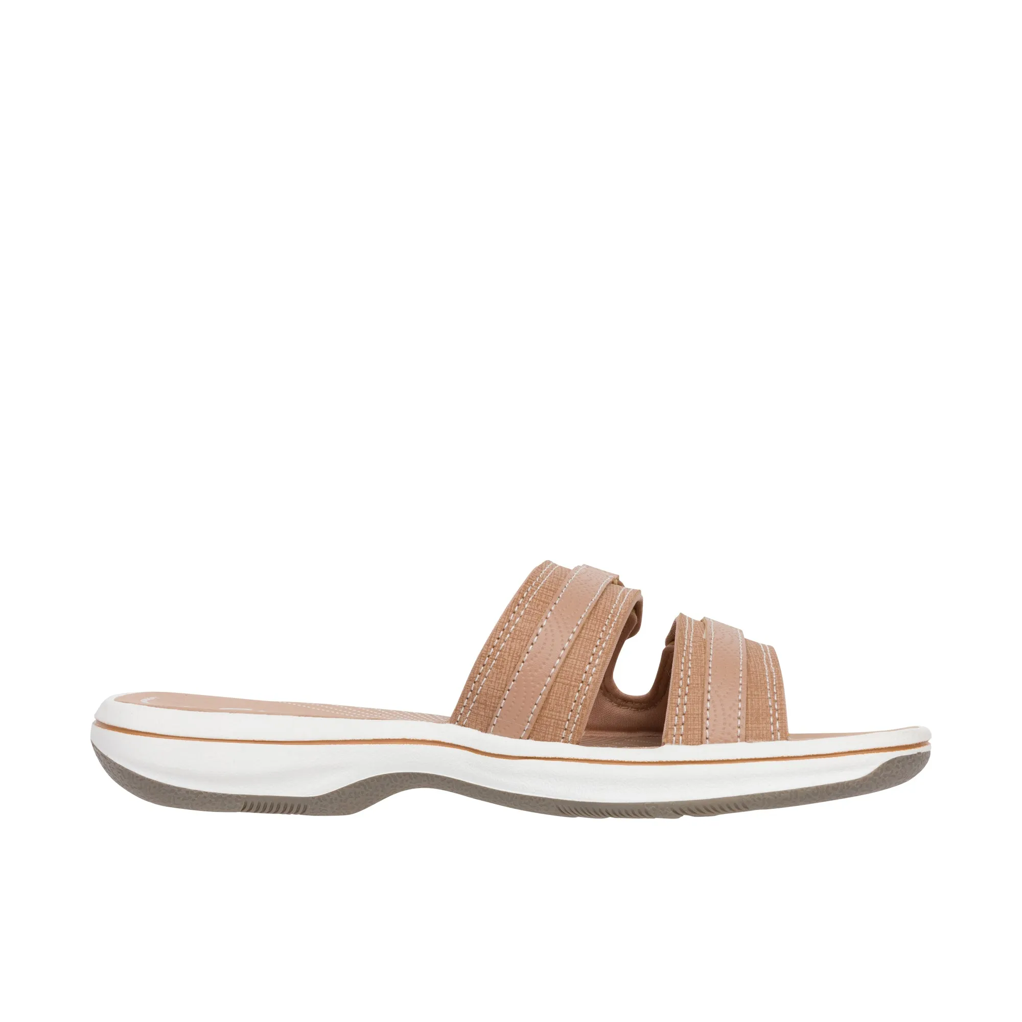 Warm Beige Clarks Women's Breeze Piper Sandals