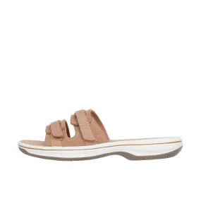 Warm Beige Clarks Women's Breeze Piper Sandals