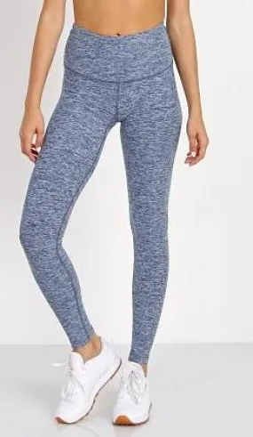 White Navy Beyond Yoga High Waist Spacedye Legging