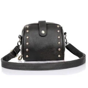 Women Bag Women Mini Camera Bags Rivets Rivet Chain Shoulder Bag PU Leather Crossbody Bolsa Feminina