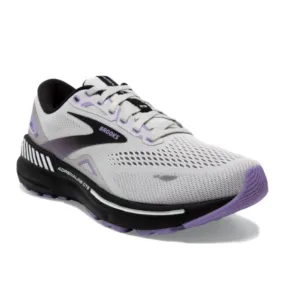 Women's Adrenaline GTS 23 Grey/Black/Purple by Brooks