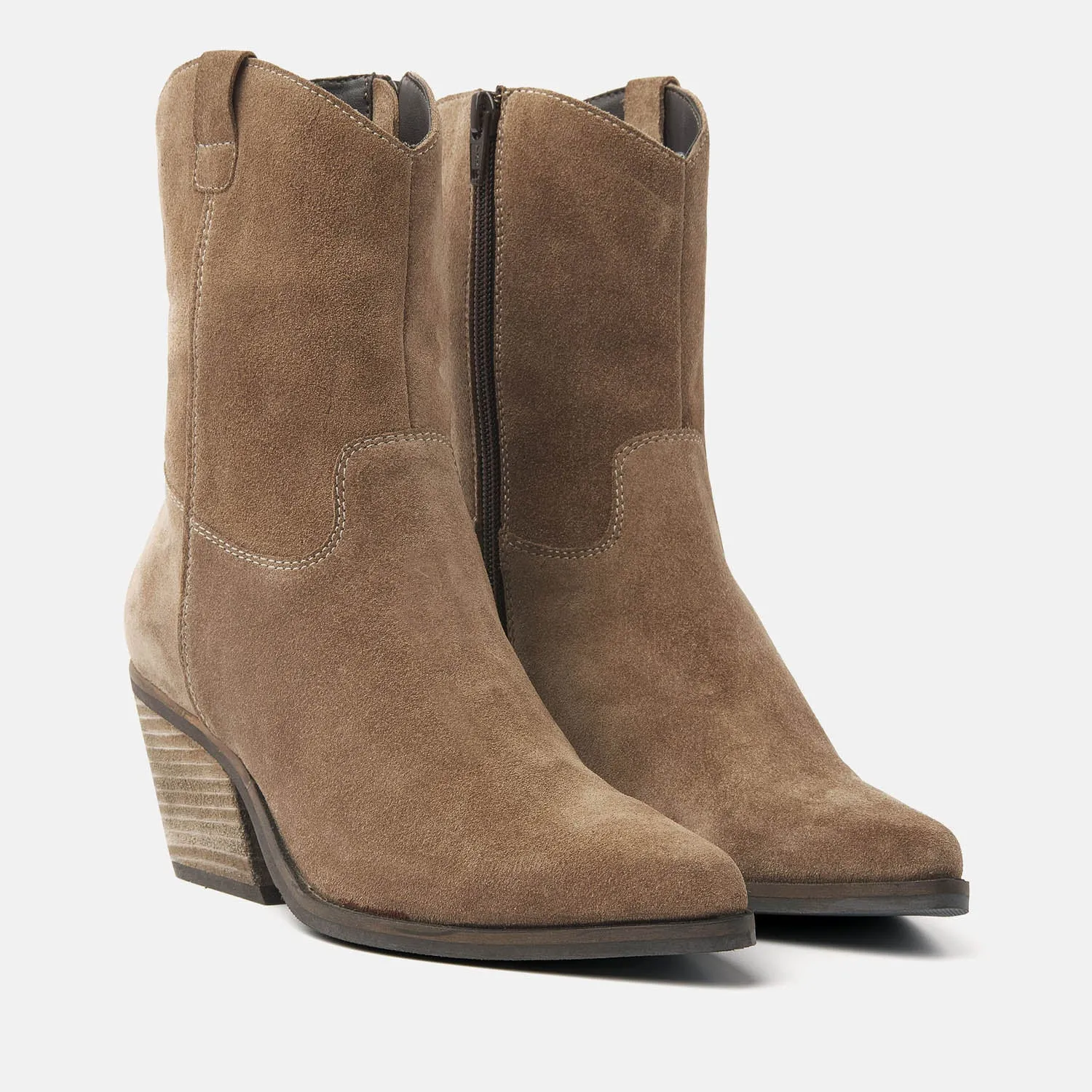 Women's ankle boots 53.596 Taupe