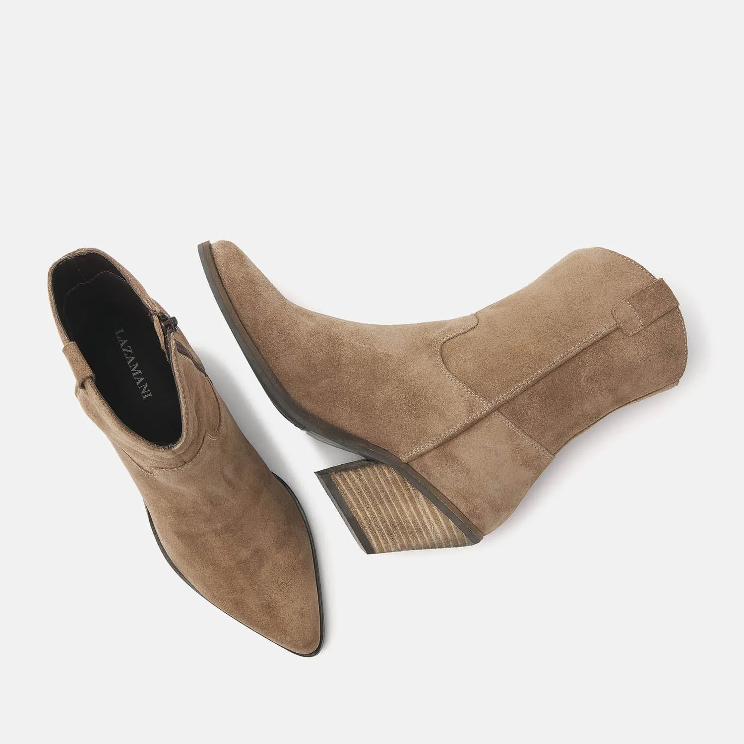 Women's ankle boots 53.596 Taupe