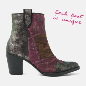 Women's ankle boots 85.605 Purple Disco