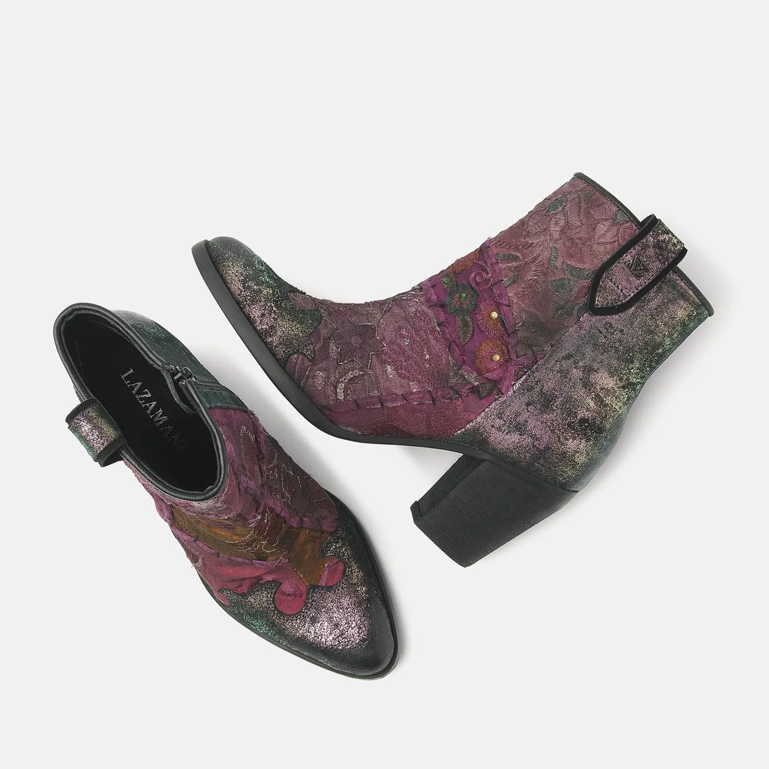 Women's ankle boots 85.605 Purple Disco