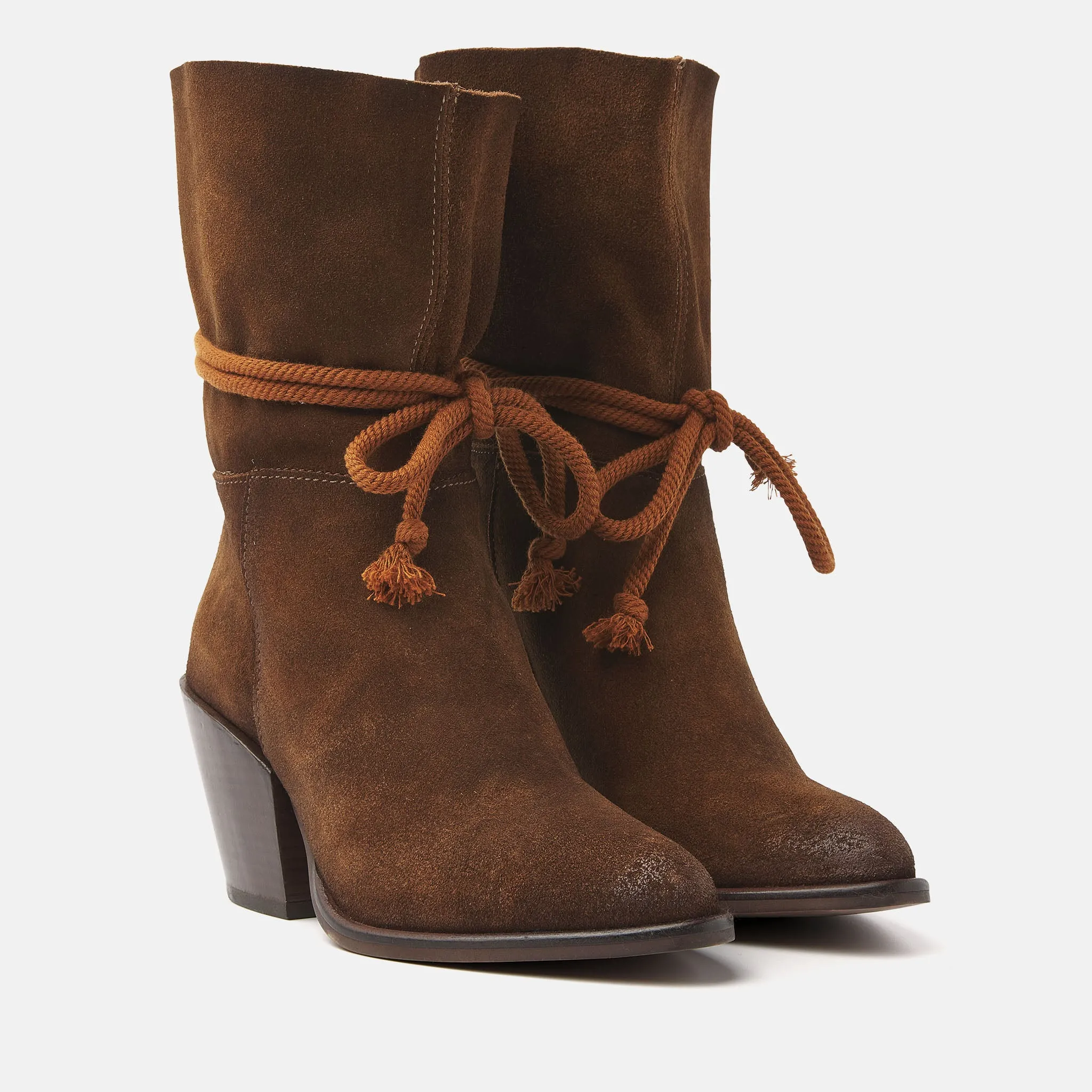 Women's Tan Ankle Boots 35.118 - One Result